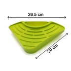 0861 Sink Strainer Basket Corner Kitchen Triangular Multi functional Drain Shelf 