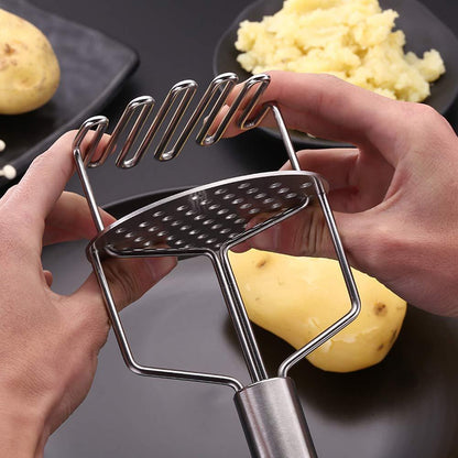 750_Stainless Steel Hand Masher (Mash for Dal/Vegetable/Potato/Baby Food/pav bhaji) 