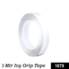 1679 3 Meter Double Sided Adhesive Silicon Grip Gel Tape 