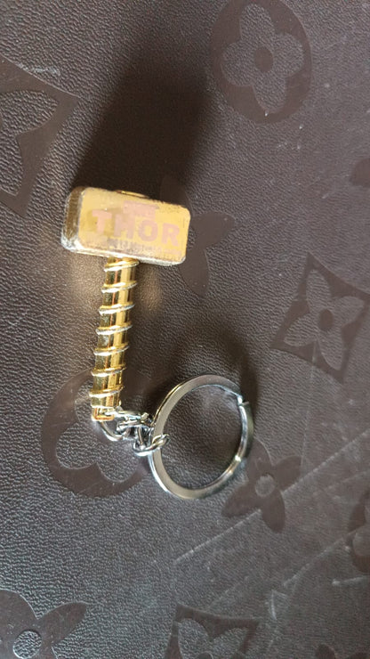 Hammer Shape Metal Keychain (1 Pc)